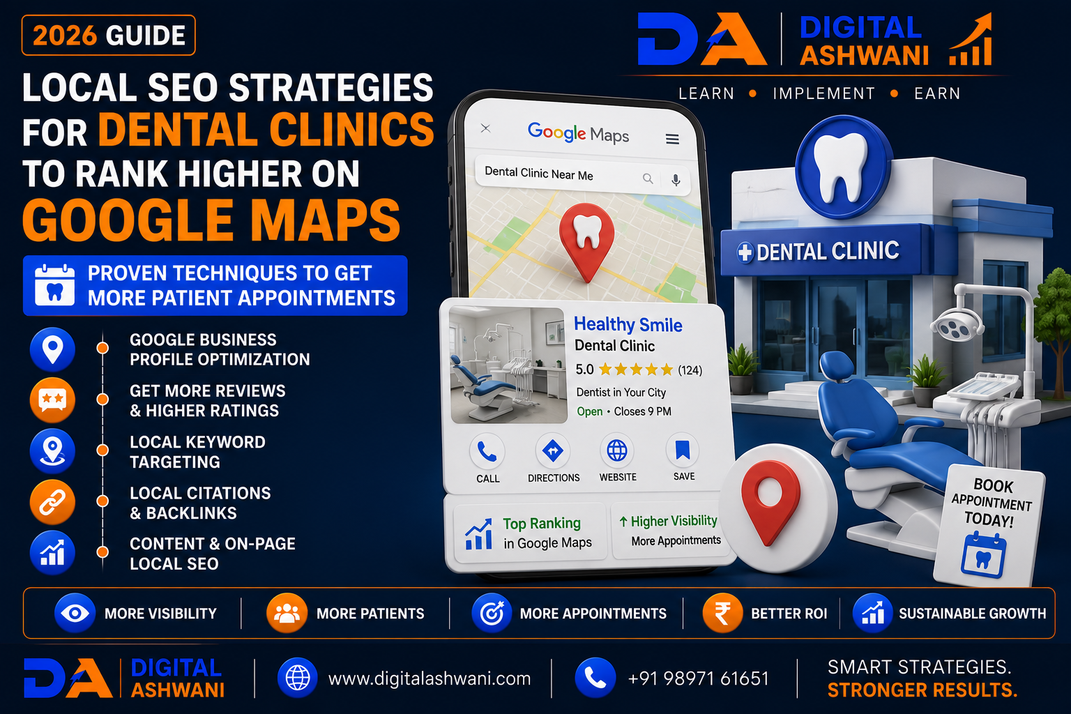 Local SEO Strategies for Dental Clinics to Rank Higher on Google Maps: Proven Techniques to Get More Patient Appointments (2026 Guide)