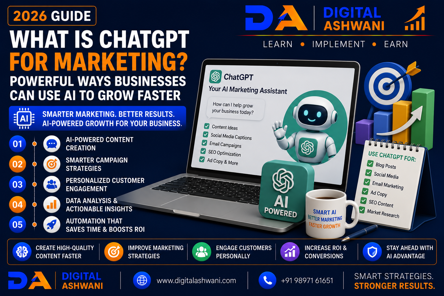 What Is ChatGPT for Marketing? Powerful Ways Businesses Can Use AI to Grow Faster (2026 Guide)