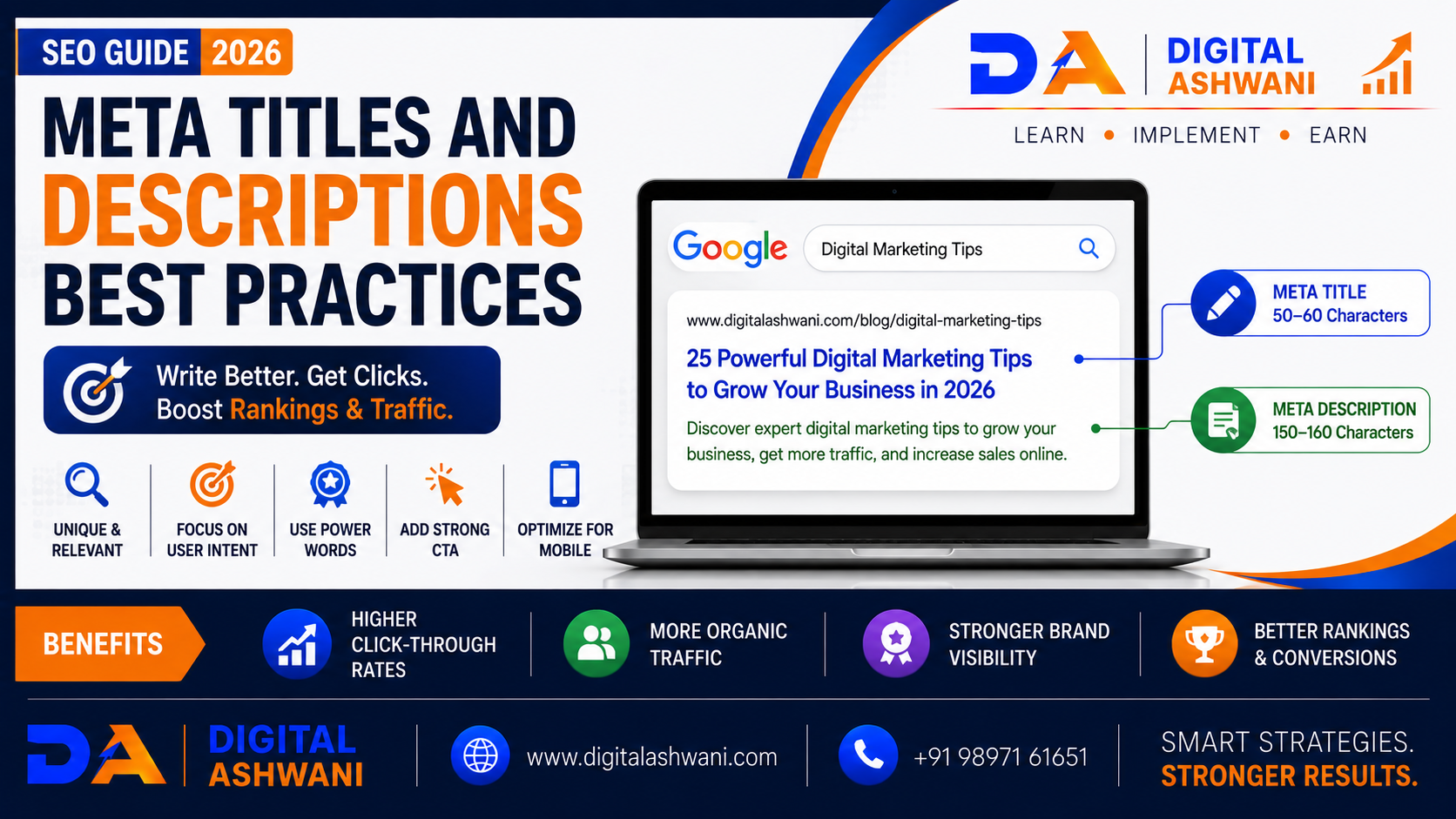 Meta Titles and Descriptions Best Practices for Higher Click-Through Rates
